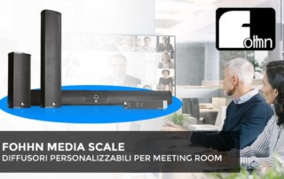 FOHHN MEDIA SCALE - Diffusori personalizzabili per meeting room