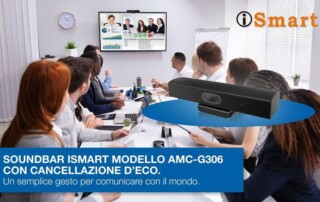 Soundbar ISmart modello AMC-G306 con cancellazione d’eco